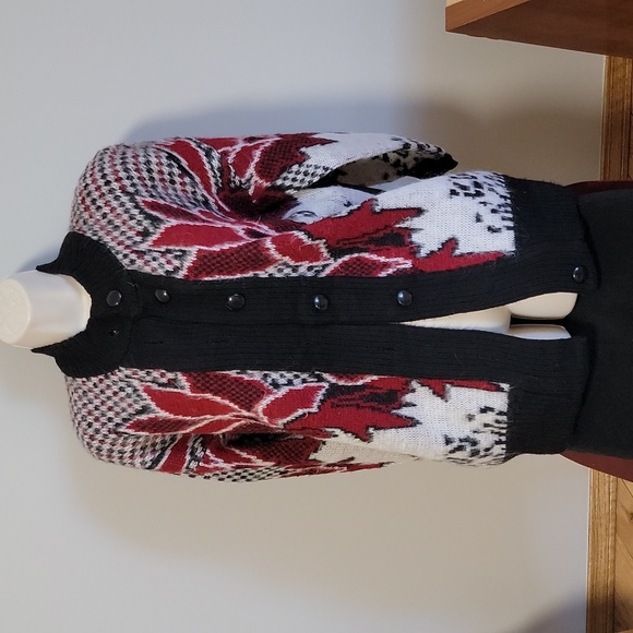 Printed Cardigan sz Large - Picture 1 of 3